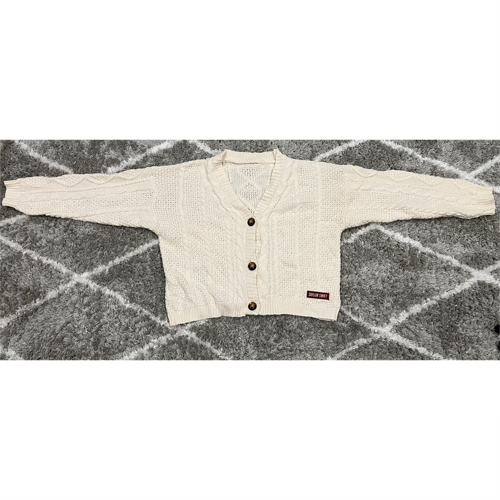 red taylor’s version cardigan